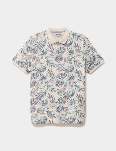 Polo jersey coton manches courtes multicolore homme