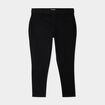 Jegging avec passants taille haute denim noir femme grande taille