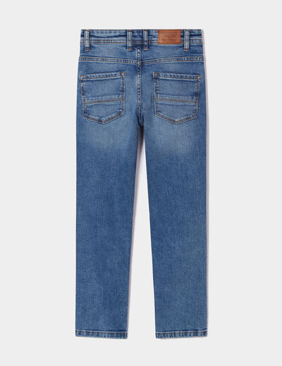 Jeans regular 5 poches Creeks denim double stone garçon