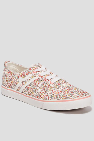 Tennis en toile à lacets Creeks multicolore femme