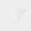Bas de maillot de bain détail anneau ivoire femme