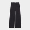 Pantalon large taille élastiquée noir fille