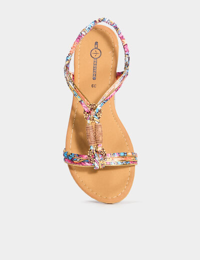 Sandales Mosquitos violet femme