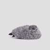 Chaussons fausse fourrure gris garçon