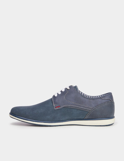 Derbies à lacets bleu marine homme