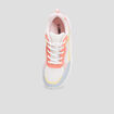 Baskets running à lacets jaune pastel fille