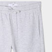 Short jogging droit taille élastiquée gris garçon