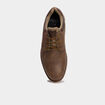 Derbies &agrave; lacets marron homme