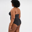 Maillot de bain une pièce balconnet noir femme grande taille