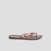 Tongs double bride Ipanema marron femme