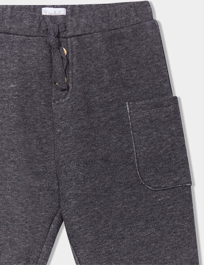 Pantalon de jogging loose gris foncé bébé garçon