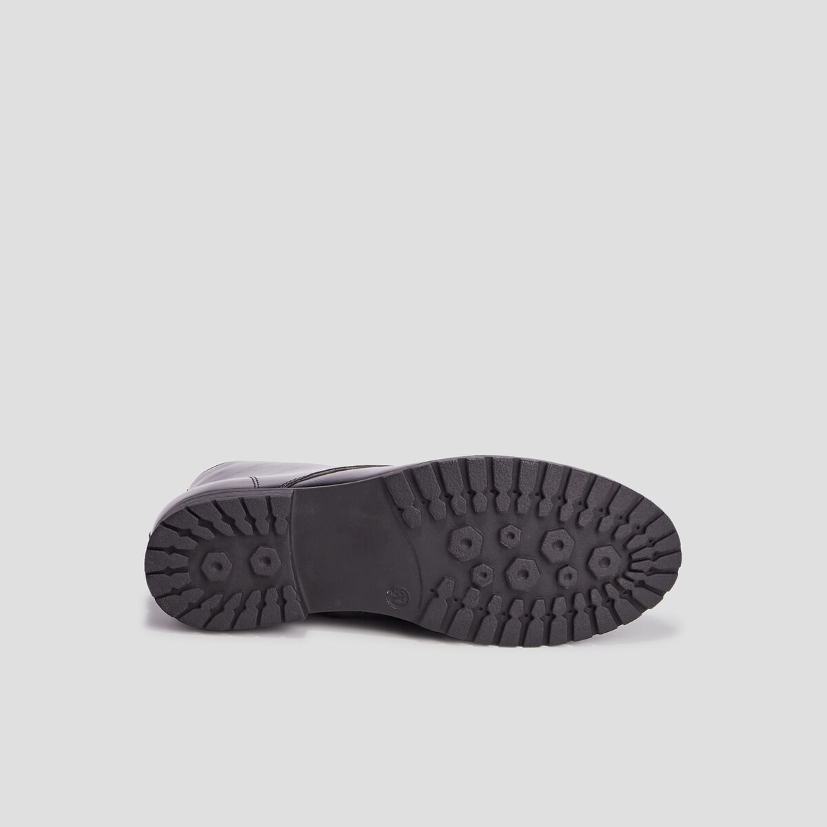 Bottines crantées noir fille
