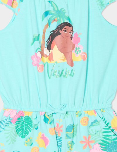 Combishort sans manches coton Vaiana multicolore fille