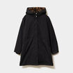 Parka 3-en-1 gilet fourr&eacute; noir femme