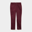 Pantalon droit taille haute extensible violet fonc&eacute; femme grande taille