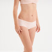 Shorty microfibre sans coutures rose clair femme