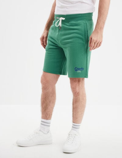 Short jogging droit à coulisse Creeks vert homme