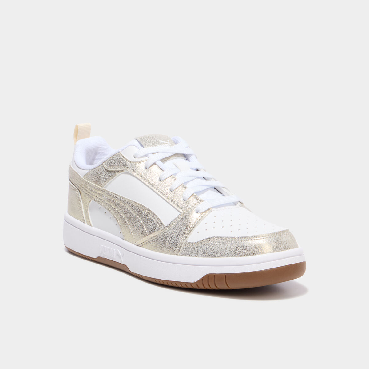 Tennis Rebound V6 Puma jaune or femme
