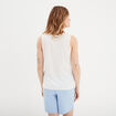Débardeur sans manches avec poche Creeks blanc femme