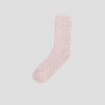 Lot de 2 chaussettes d'intérieur rose femme