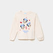 T-shirt manches longues coton Minnie beige fille