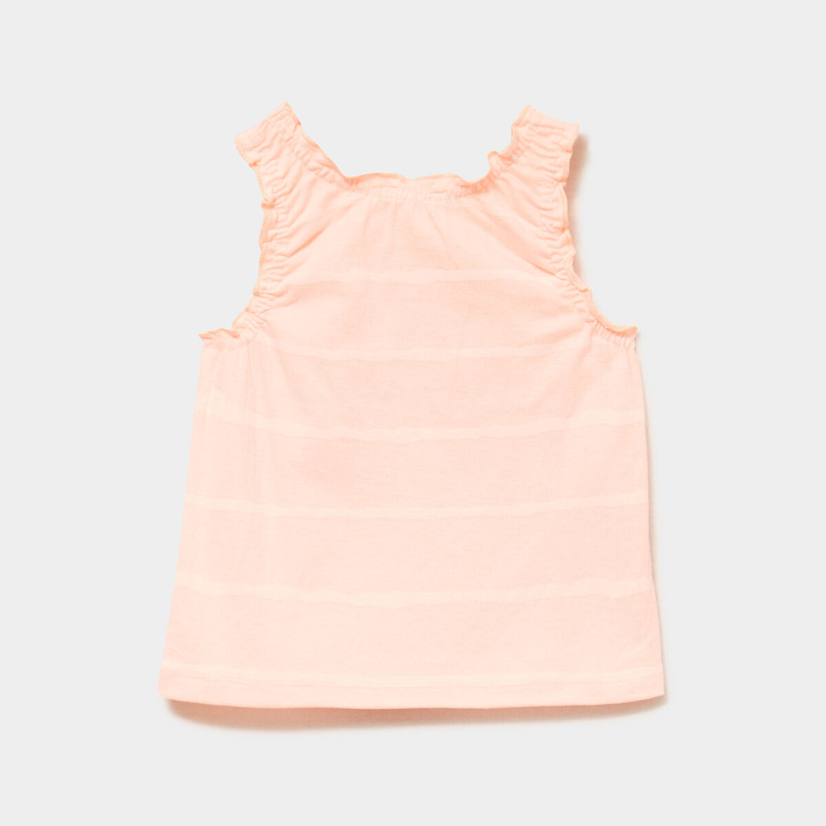 Lot 2 d&eacute;bardeurs droits cols ronds orange fluo b&eacute;b&eacute; fille