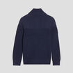 Pull avec col châle bleu marine garçon
