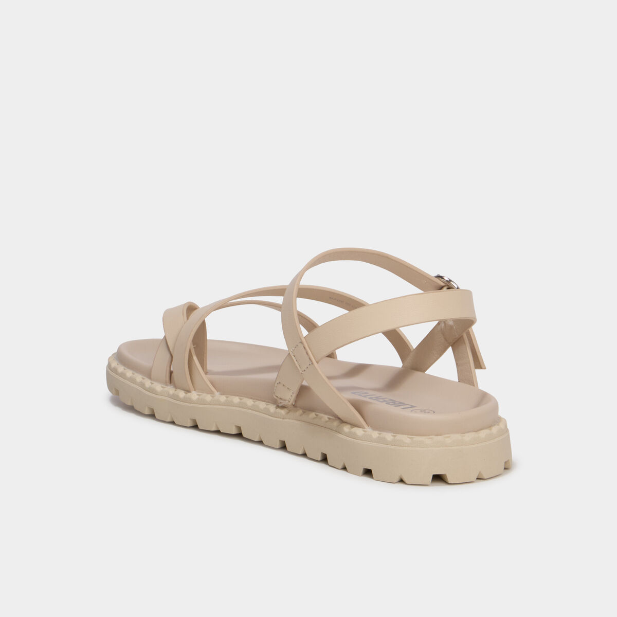 Sandales semelles &eacute;paisses blanc fille