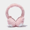 Cache-oreilles fausse fourrure rose fille