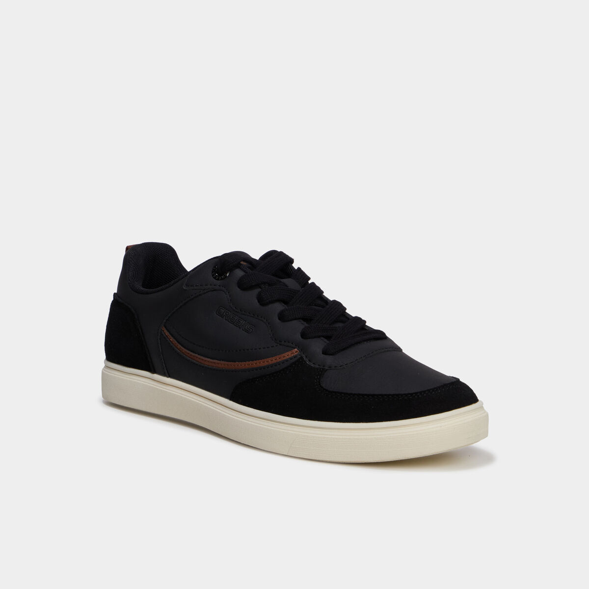 Baskets &agrave; lacets noir homme