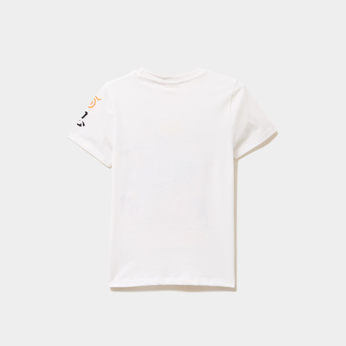 T-shirt manches courtes coton Naruto blanc garçon