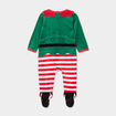 Ensemble No&euml;l dors-bien boutonn&eacute; bonnet vert b&eacute;b&eacute;