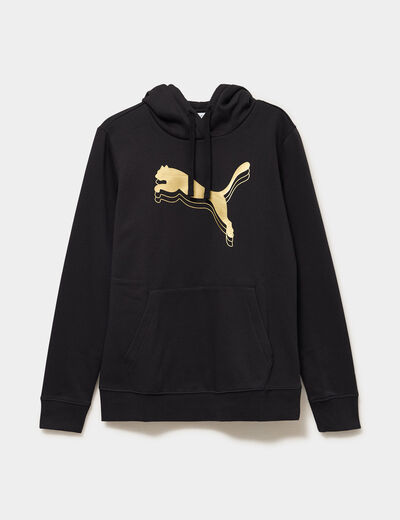 Sweat hoodie 1 poche &agrave; capuche Puma noir femme
