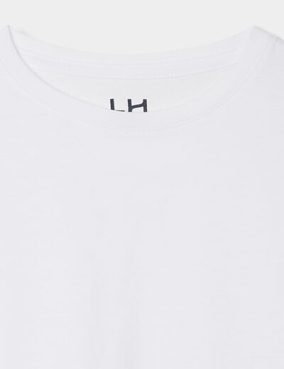 T-shirt manches courtes blanc garçon