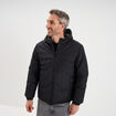 Doudoune zipp&eacute;e r&eacute;versible &agrave; capuche noir homme