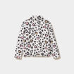 Veste zippée effet polaire multicolore fille
