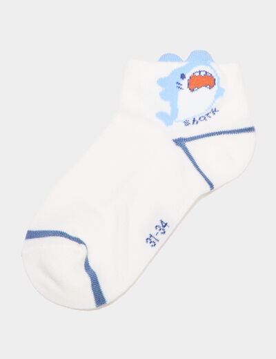 Lot 5 paires chaussettes invisibles multicolore garçon