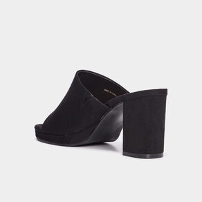 mules a talons noir femme Mules à talons noir femme
