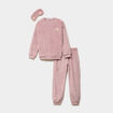 Ensemble pyjama t-shirt pantalon masque vieux rose fille