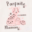T-shirt col rond manches longues coton blanc bébé fille