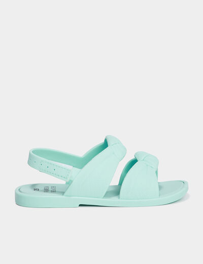 Sandales de plage noeuds Wamea Beach bleu fille