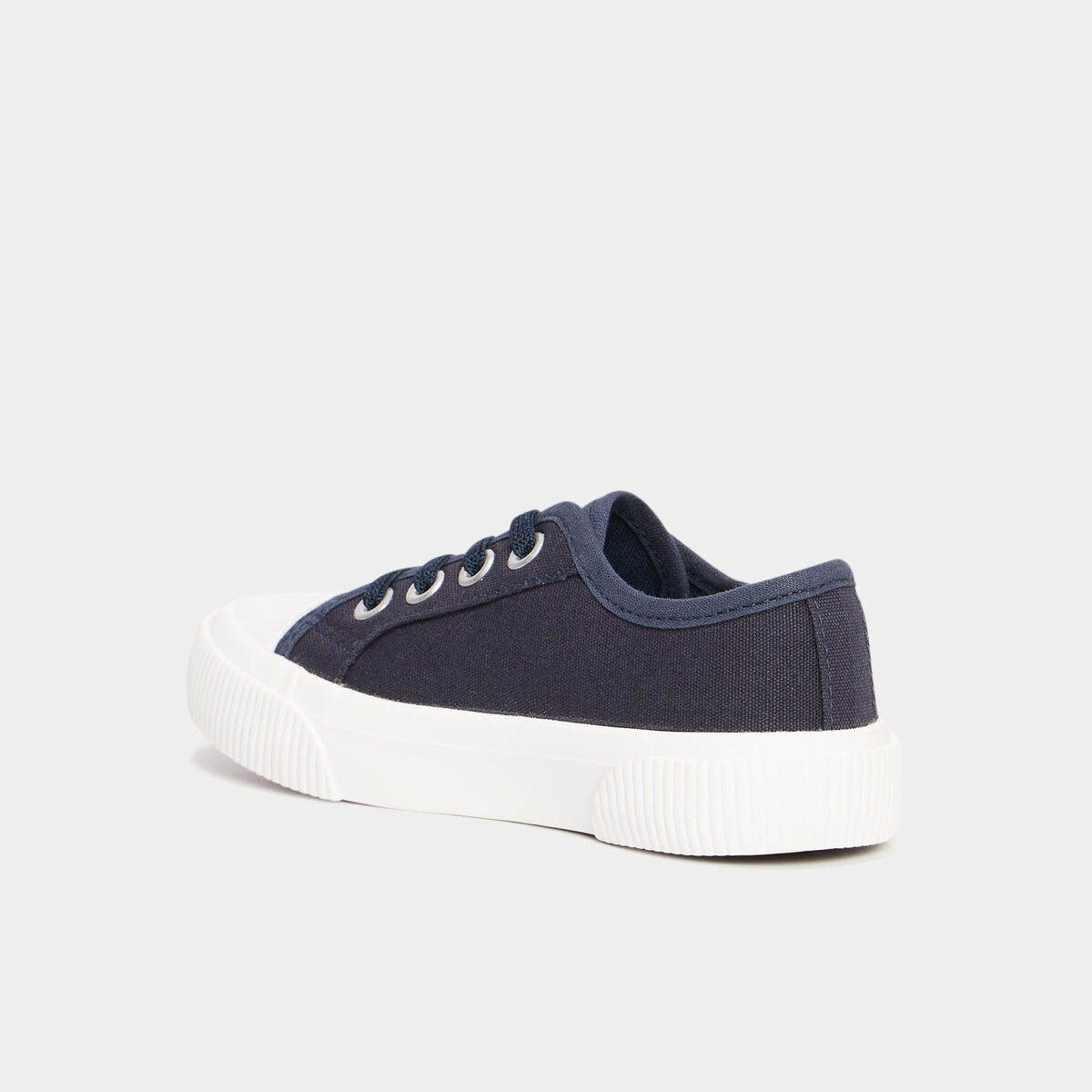 Tennis basses en toile bleu marine gar&ccedil;on