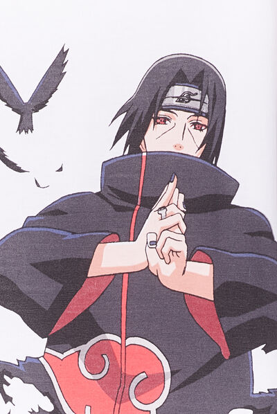 T-shirt manches longues Naruto Itachi blanc garçon