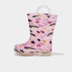 Bottes de pluie &agrave; paillettes rose b&eacute;b&eacute; fille