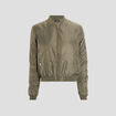 Blouson bombers vert kaki femme