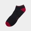 Lot 5 paires chaussettes invisibles noir homme