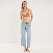 Soutien-gorge triangle bretelles fines vieux rose femme