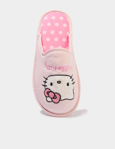 Chaussons mules Hello Kitty rose femme