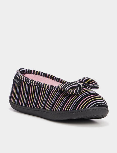 Chaussons ballerines Isotoner multicolore femme