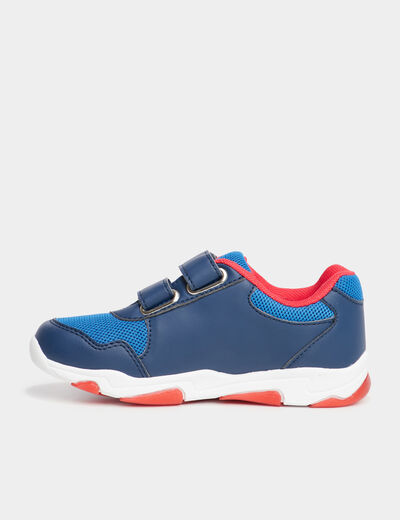 Baskets running lumineuses Super Mario bleu garçon